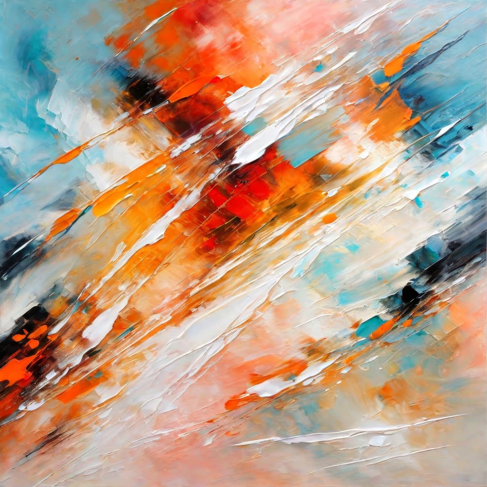 Energetic Modern Abstract by Alpenglow Workshop — canvas wall art