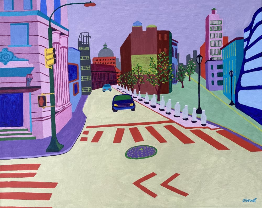 Lower East Side by Sue Graef — canvas wall art