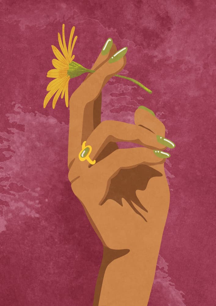 Smoking Flower by Raissa Oltmanns — canvas wall art