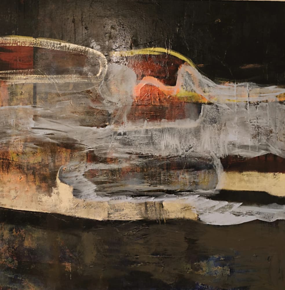 Moody Abstract Flow by Joackim Schou Dahle — canvas wall art