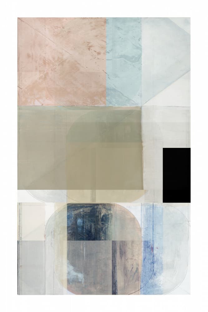 Calm Geometric Composition by cartissi — canvas wall art