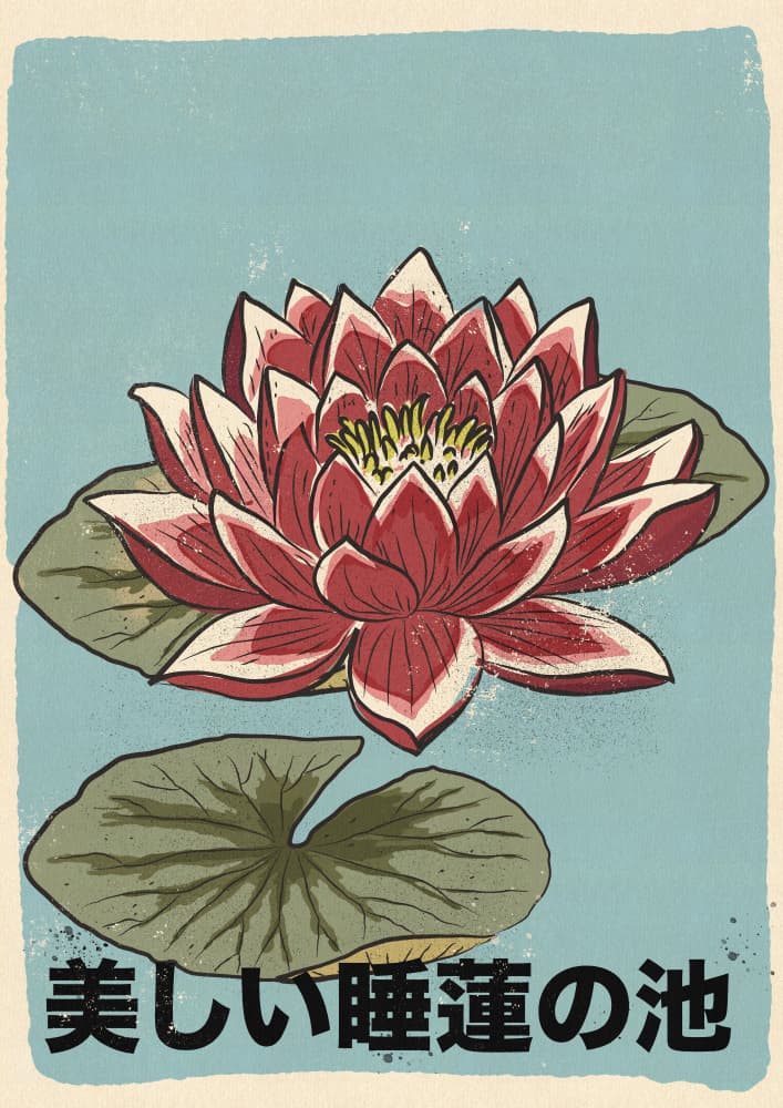 Serene Lotus Bloom by Nicholas — canvas wall art