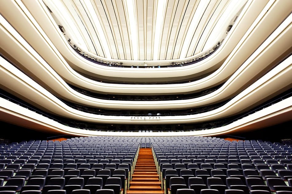 Empty Concert Hall by Martin Fleckenstein — canvas wall art