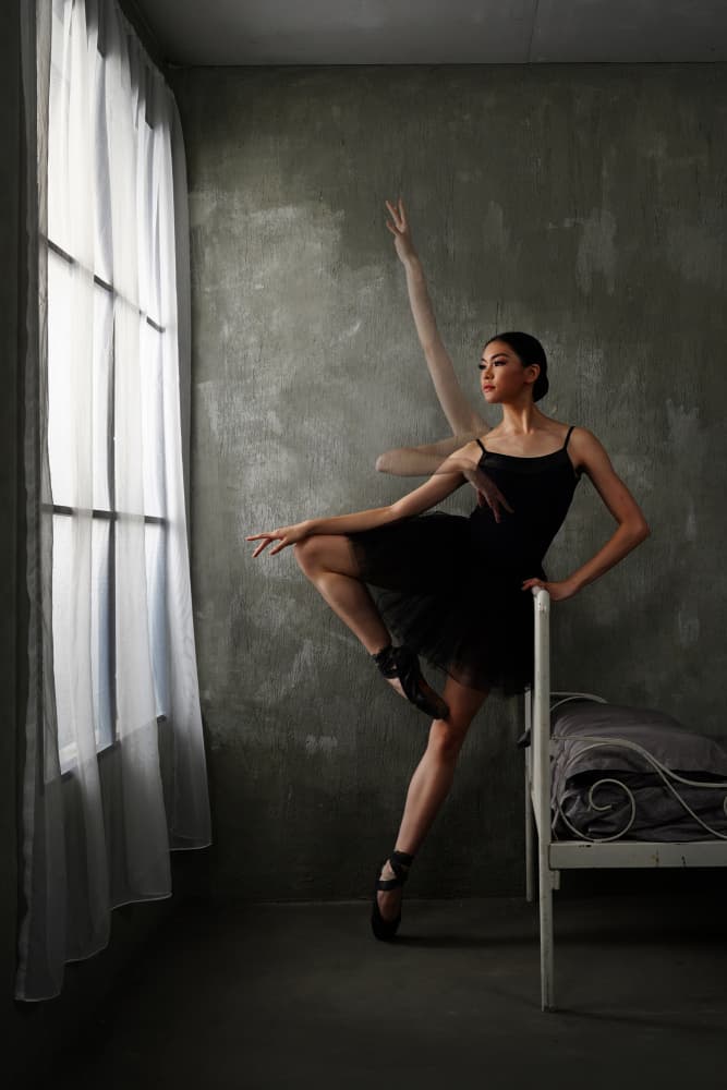 Ballerina's Graceful Movement by Rawisyah Aditya — canvas wall art