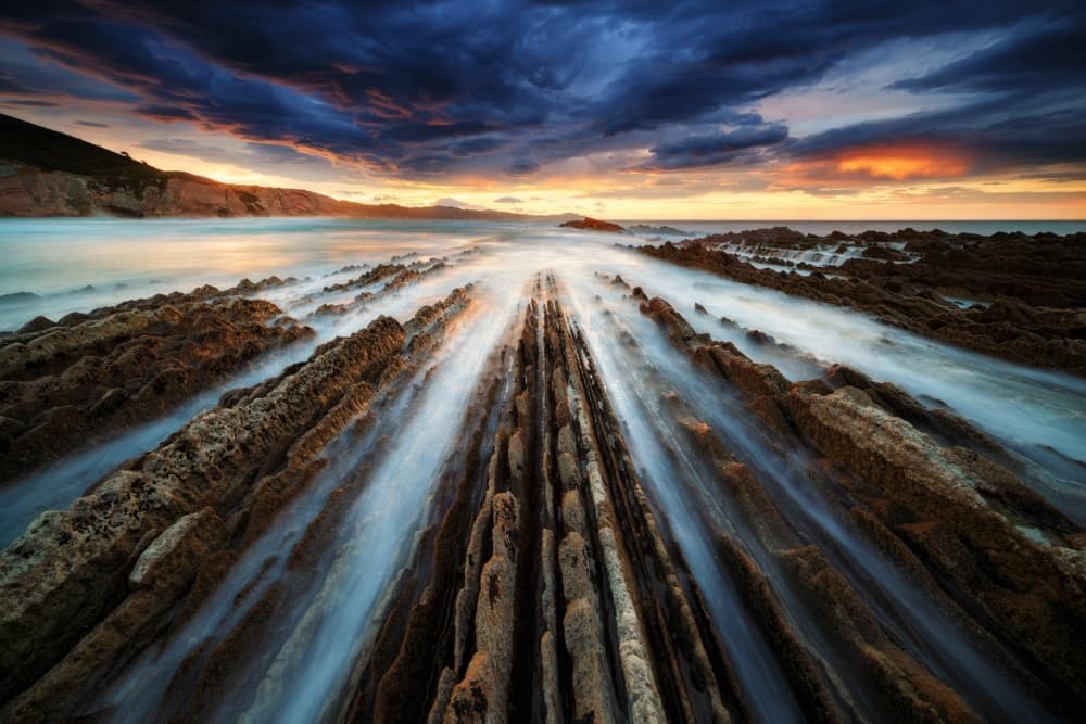 Dramatic Ocean Flow by Juan Pablo de Miguel — canvas wall art