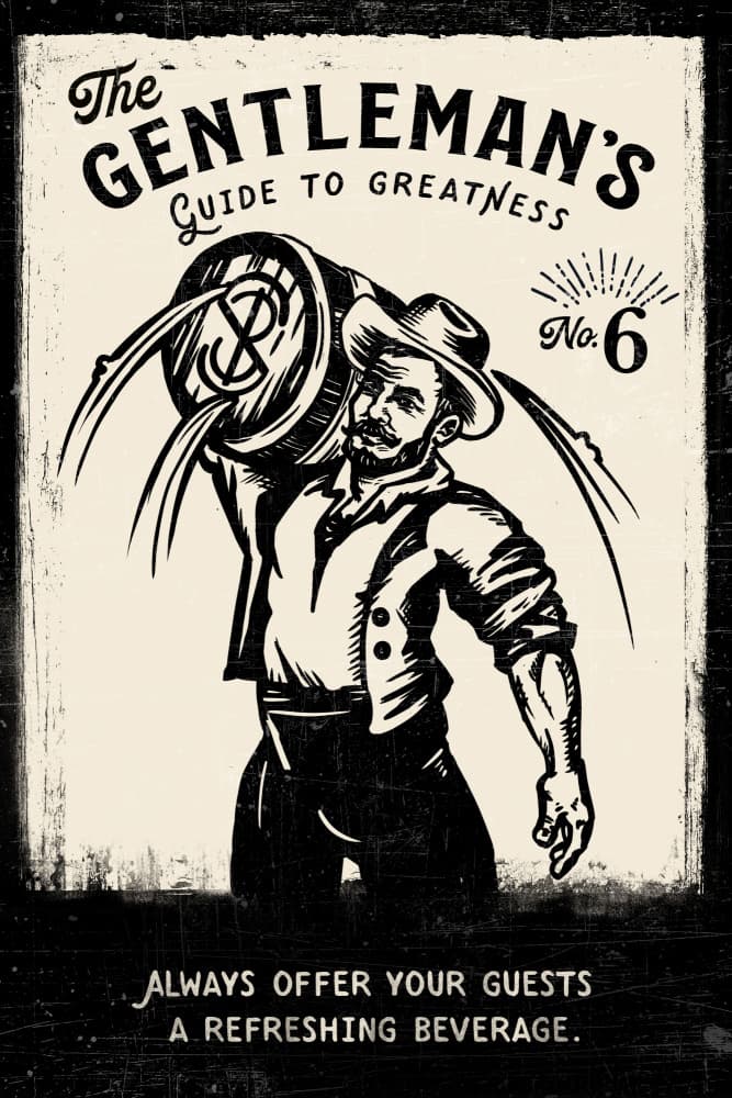 Gentleman by The Whiskey Ginger — canvas wall art