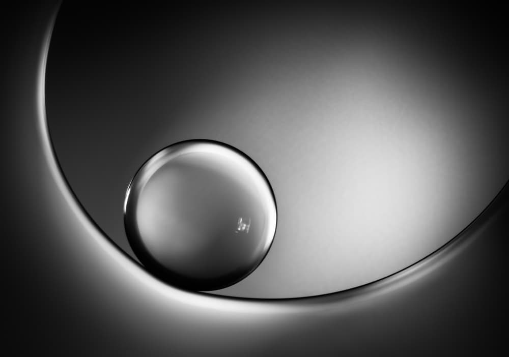 Balanced Glass Orb by Jacqueline Hammer — canvas wall art