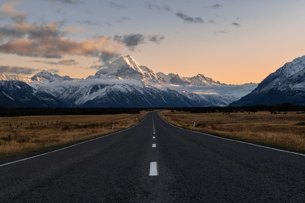Majestic Mountain Road by Patrick Dessureault — canvas wall art