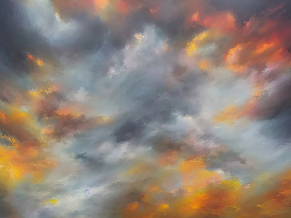 Vibrant Sunset Clouds by Alpenglow Workshop — canvas wall art
