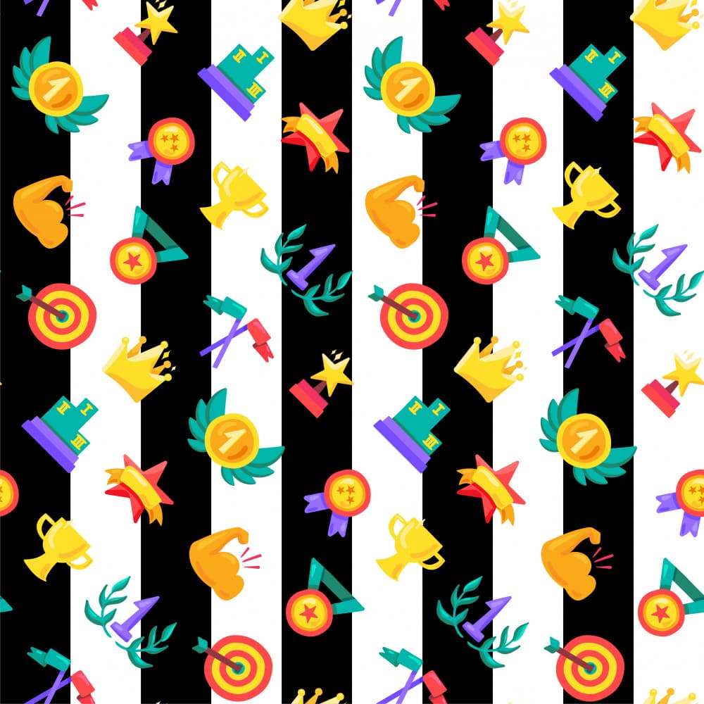 Game Success Icons by Marika Barsrsind — canvas wall art
