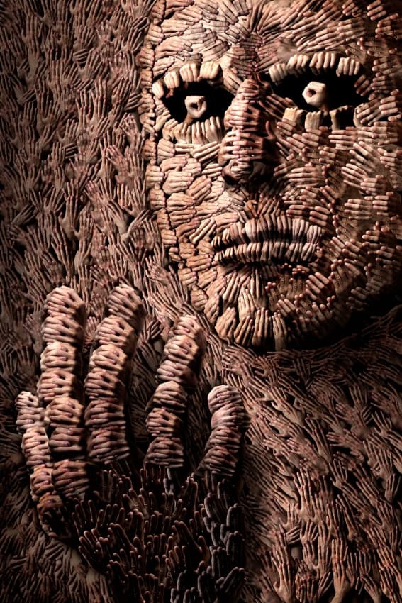 Face of Hands by Christophe Kiciak — canvas wall art