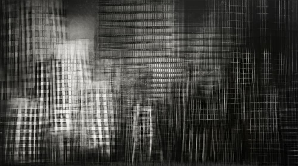 Urban Motion Grid by Gilbert Claes — canvas wall art
