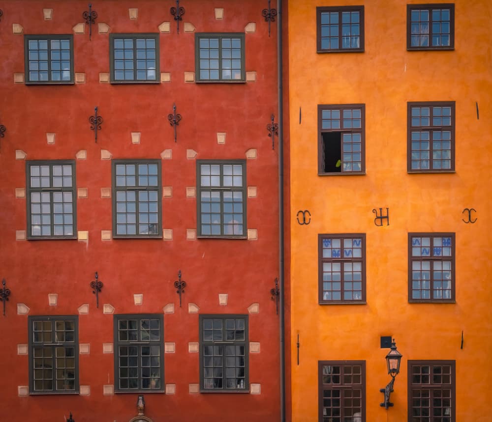 Colorful European Facades by Stephanie Kleimann — canvas wall art