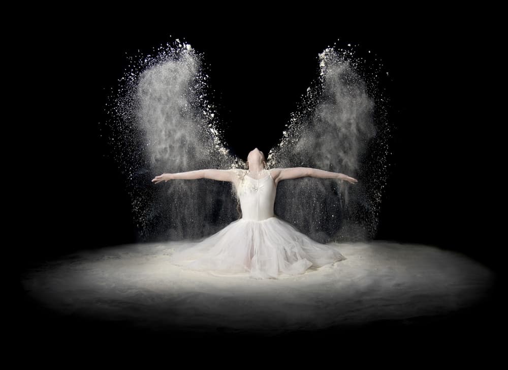 Ethereal Powder Dance by Pauline Pentony MA ARPS DPAGB — canvas wall art