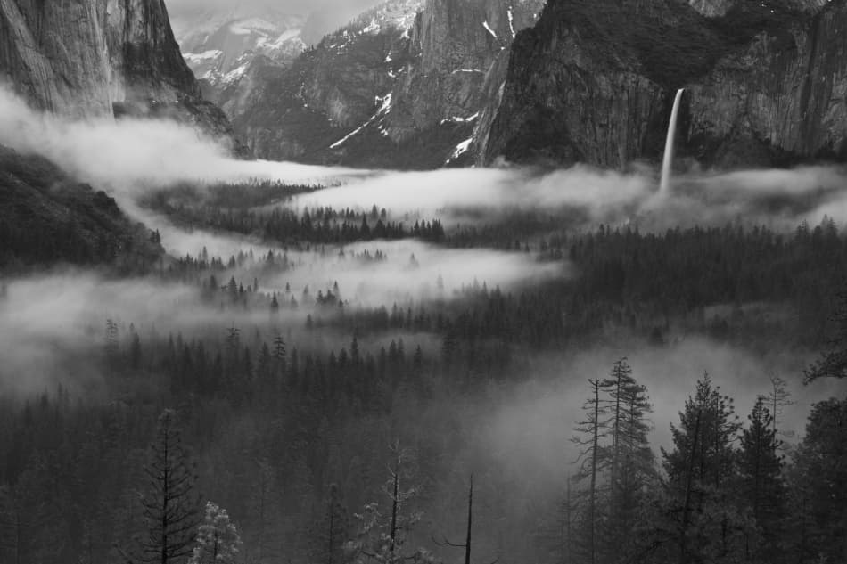 Misty Valley Waterfall