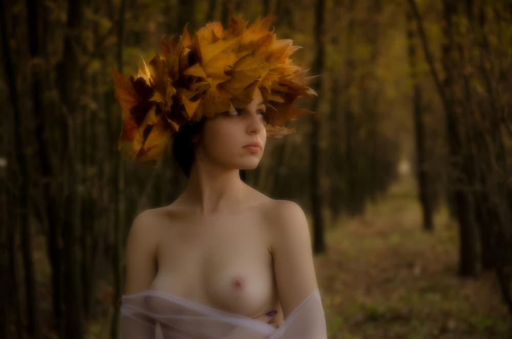 Forrest Nymph by Tibor Arva — canvas wall art