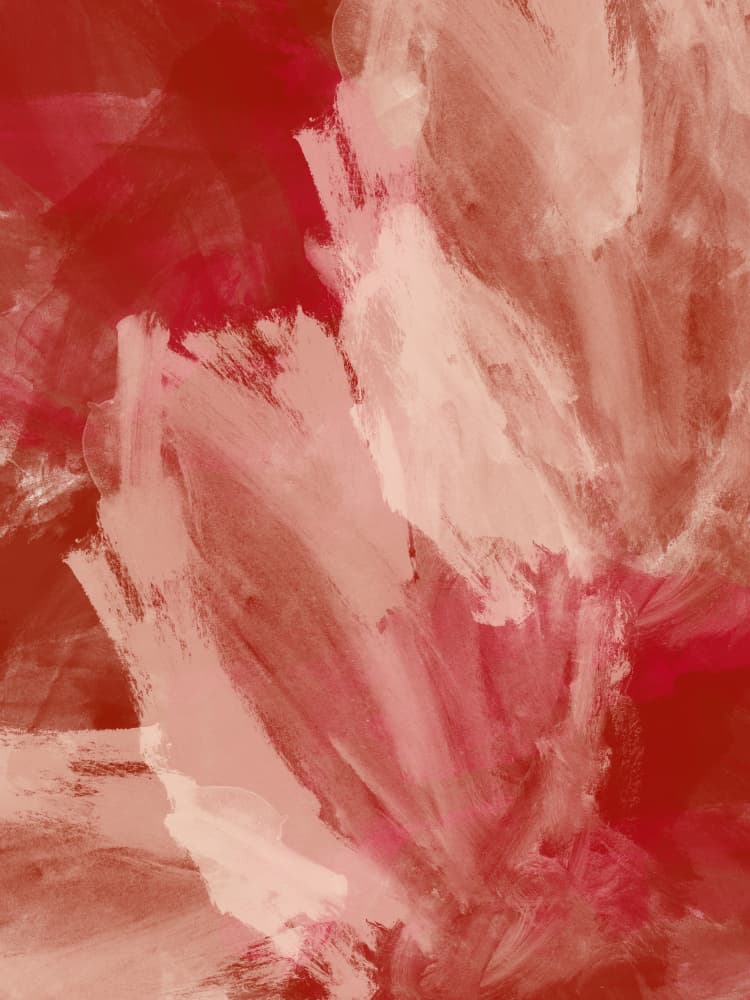 Blush Red Movement by Dina Dankers — canvas wall art