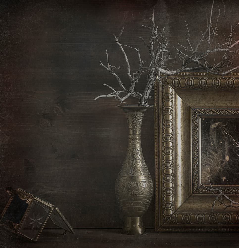 Antique Gold Still Life by Igor Tokarev — canvas wall art