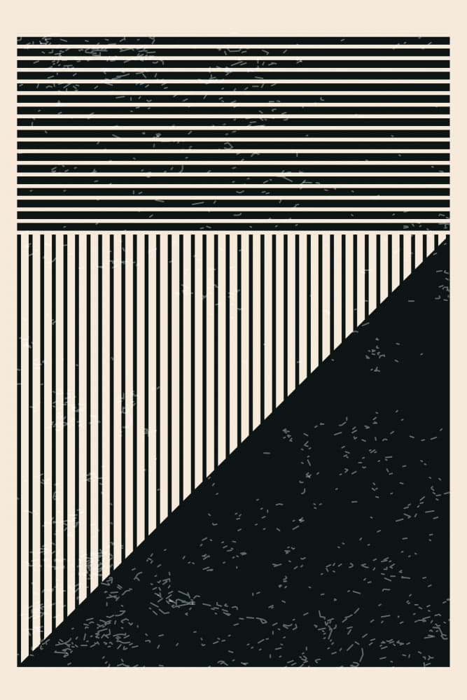Modern Geometric Balance by jay stanley — canvas wall art