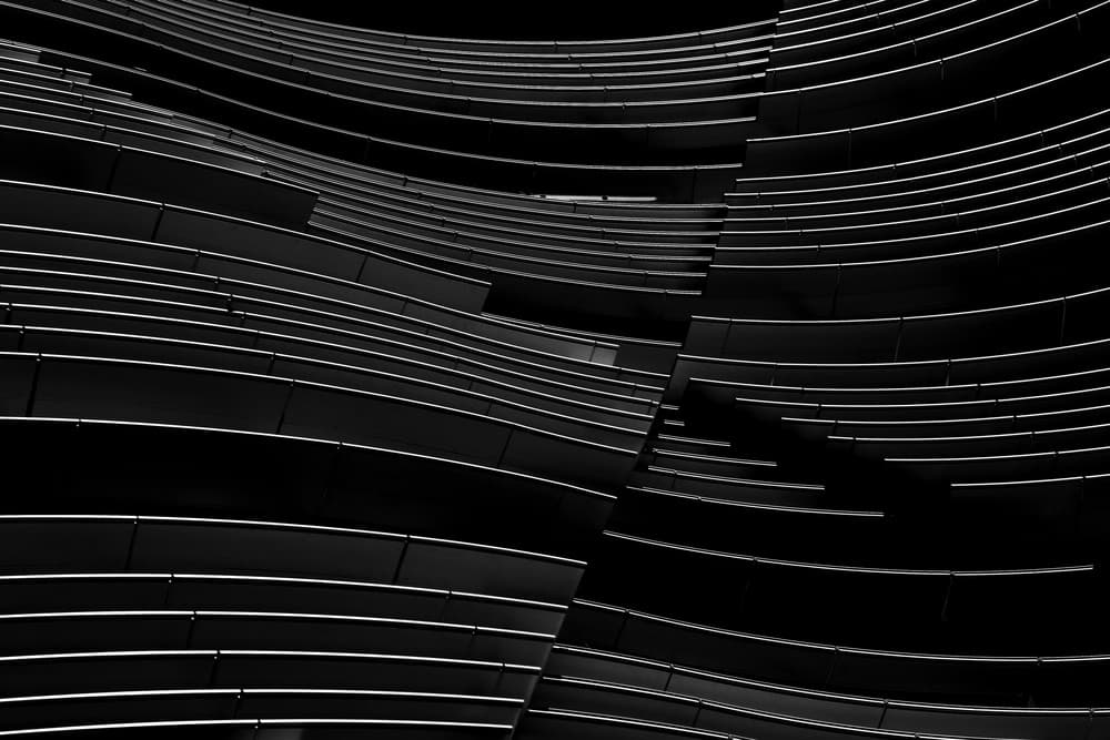Abstract Architectural Curves by Hans-Wolfgang Hawerkamp — canvas wall art