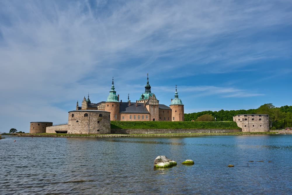 Majestic Waterfront Castle by Geertjan Plooijer — canvas wall art