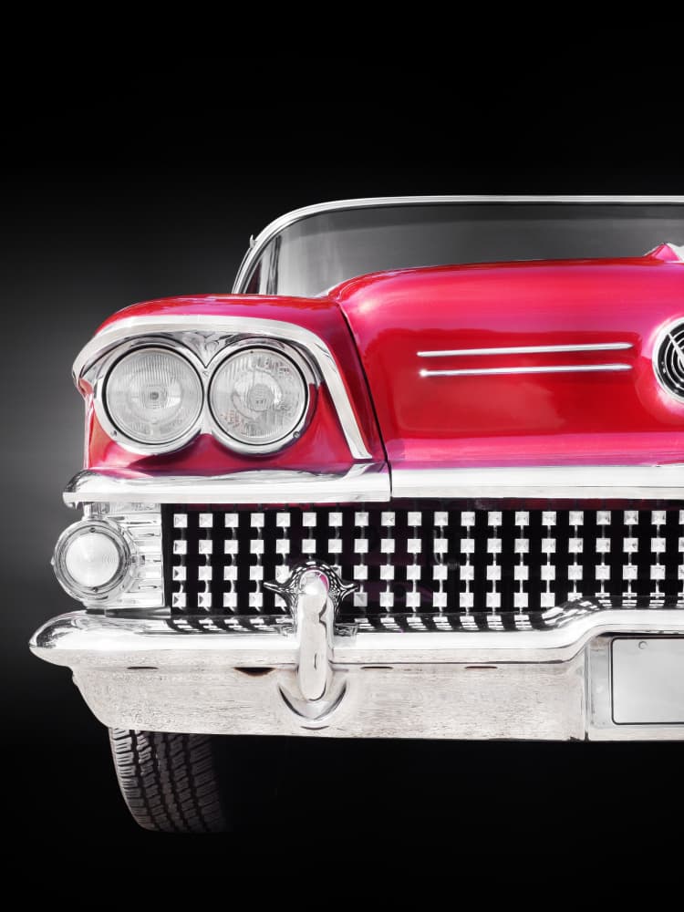 Classic Red Car by Beate Gube — canvas wall art