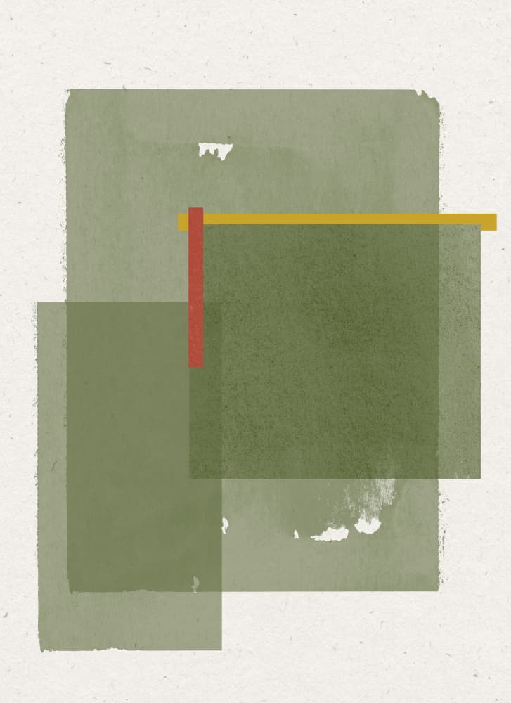 Layered Serenity by THE MIUUS STUDIO — canvas wall art