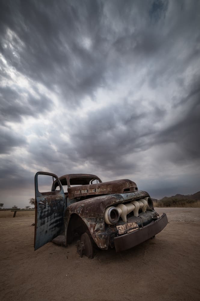 Abandoned Desert Classic by Valentina Landucci — canvas wall art