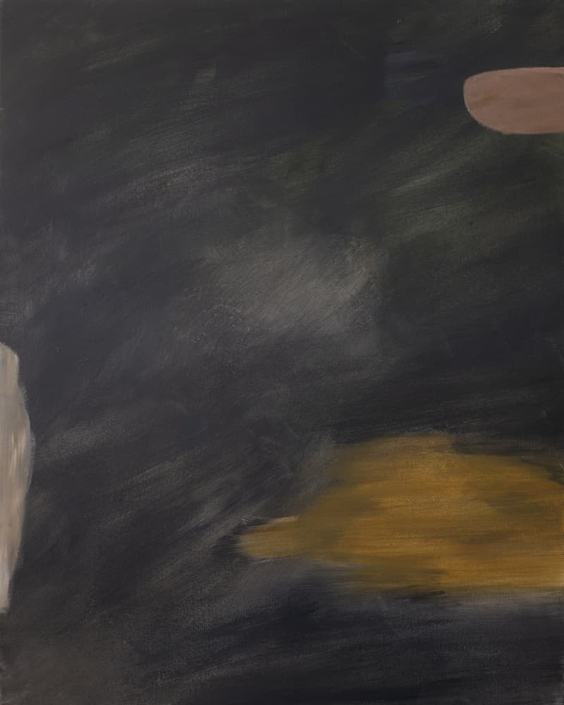 Dark Gold Abstract by Emily Tingey — canvas wall art