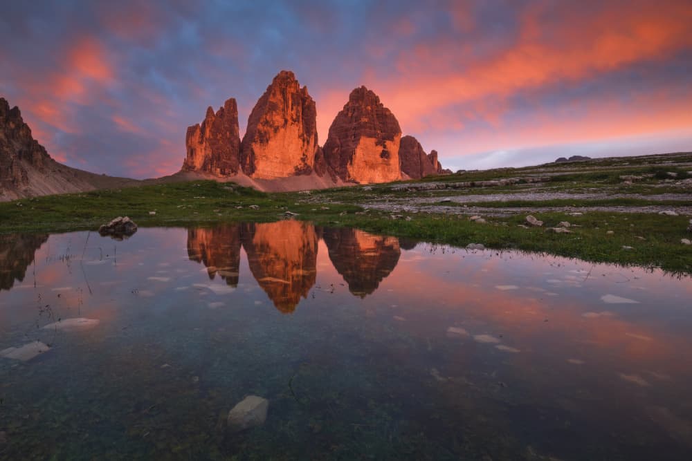 Majestic Mountain Reflection by Lazar Ioan Ovidiu — canvas wall art