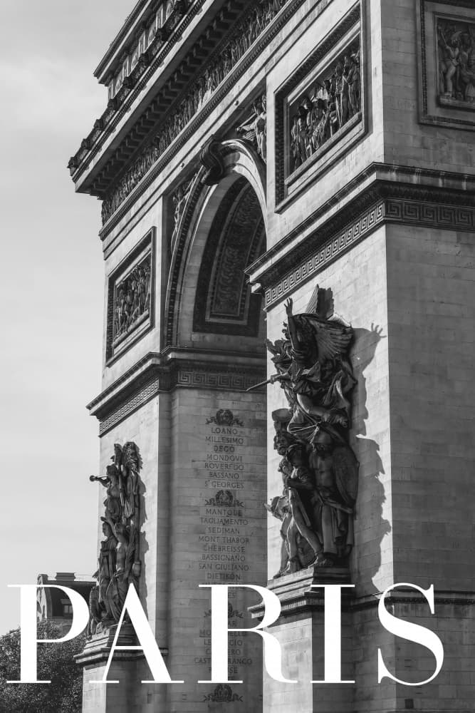 Arc de Triomphe Paris by Pictufy Studio III — canvas wall art