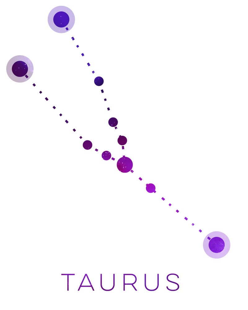 Taurus Zodiac Constellation by Emiliano Deificus — canvas wall art