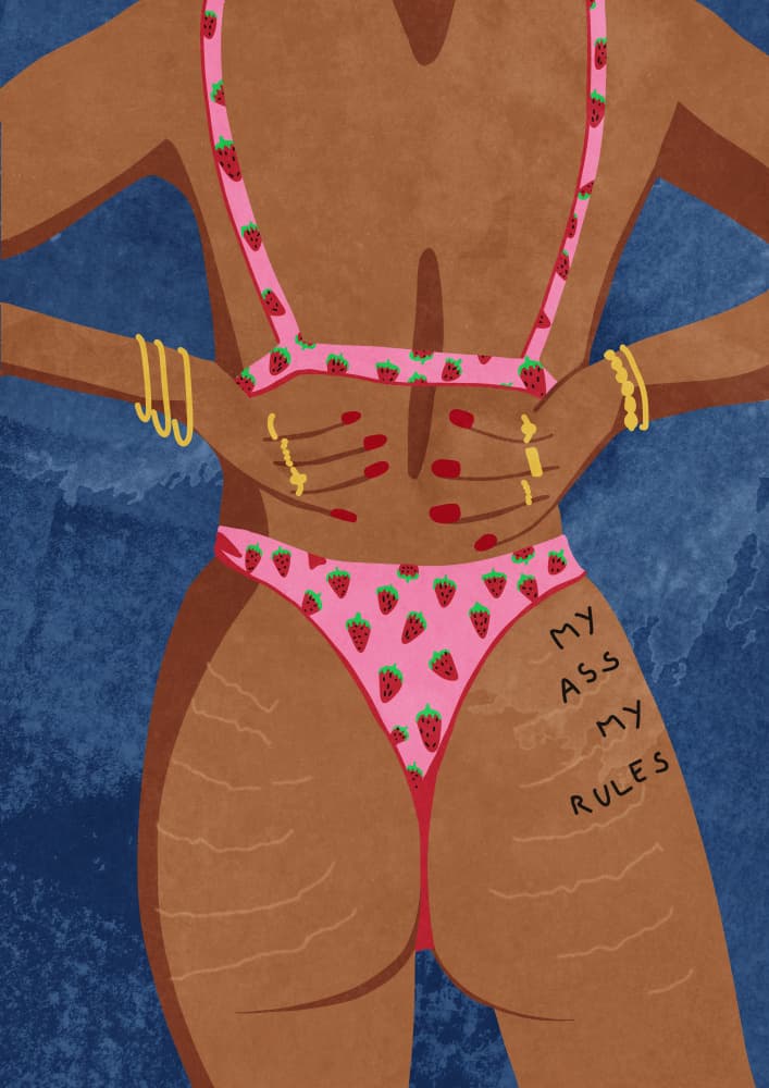 My ass my rules by Raissa Oltmanns — canvas wall art