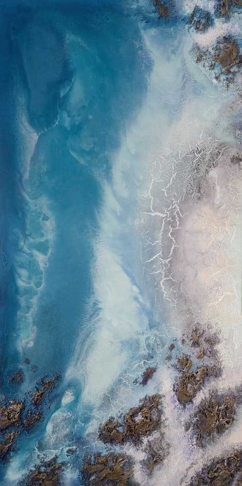 Seaside Whispers 1 Upscaled Cgi 1.1x by Petra Meikle de Vlas — canvas wall art