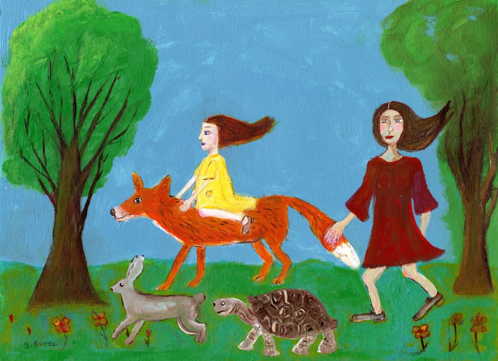 Whimsical Forest Journey by Sharyn Bursic — canvas wall art