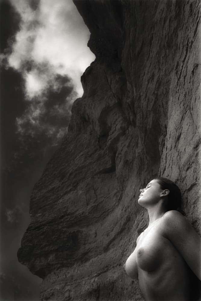 nude and mountain by Jan Donckers — canvas wall art