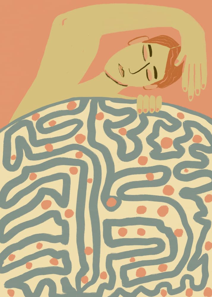 Relaxed Mind Maze by Sharyn Bursic — canvas wall art