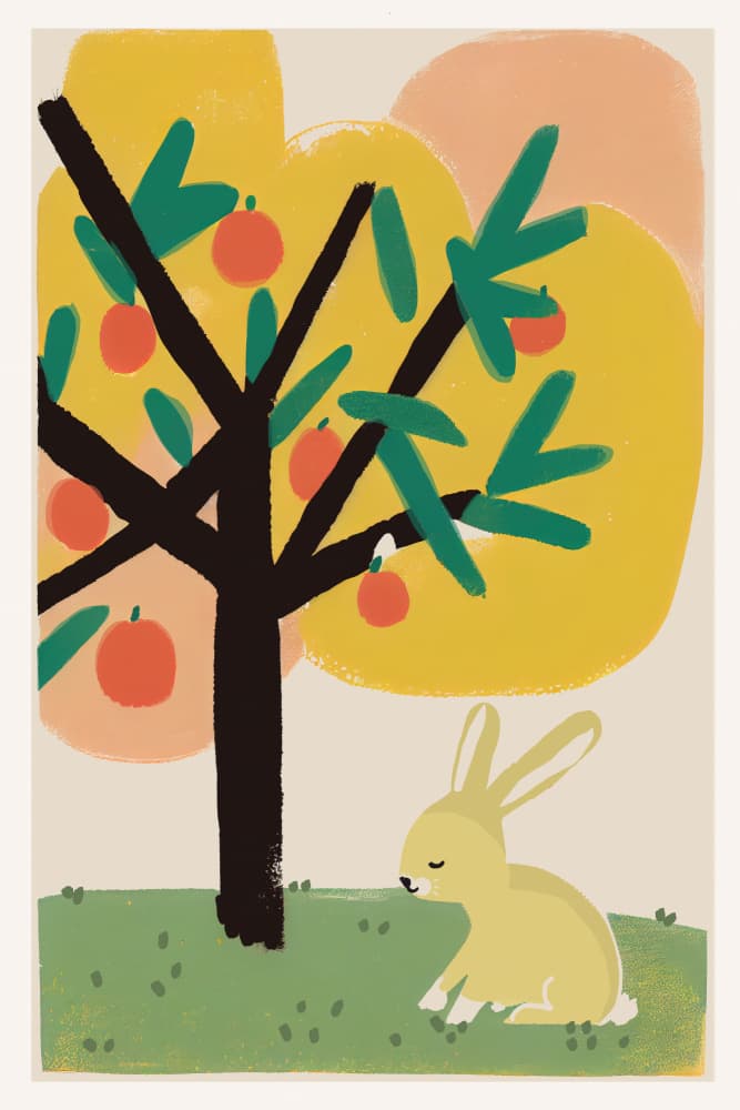 Dreaming Under Tree by Treechild — canvas wall art