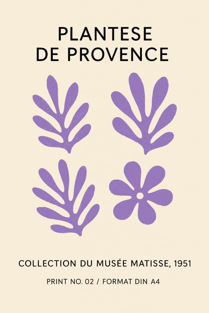 Plantesematisse by Treechild — canvas wall art