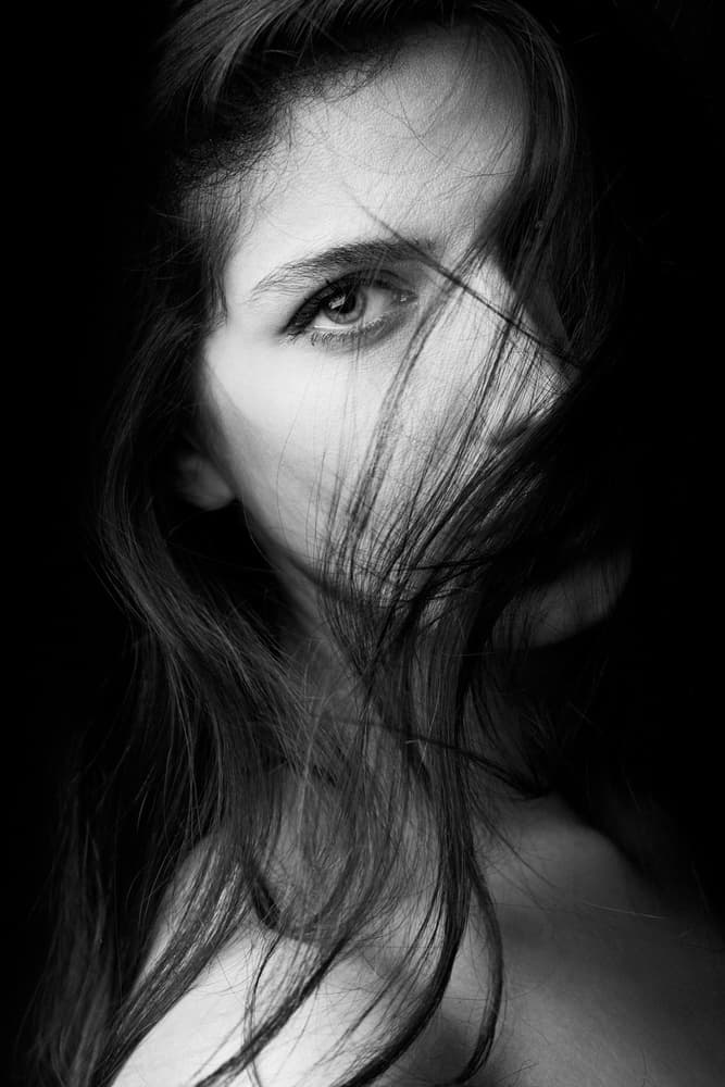 Mysterious Gaze by Mehdi Mokhtari — canvas wall art