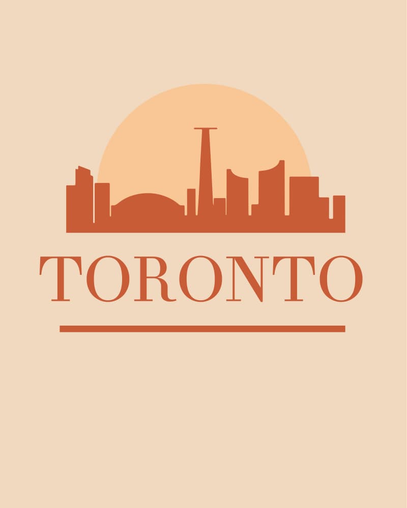Iconic Toronto Skyline by Emiliano Deificus — canvas wall art