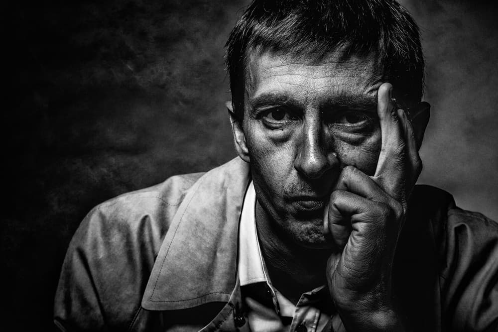 Deep Thought Portrait by Darryl J Dennis — canvas wall art