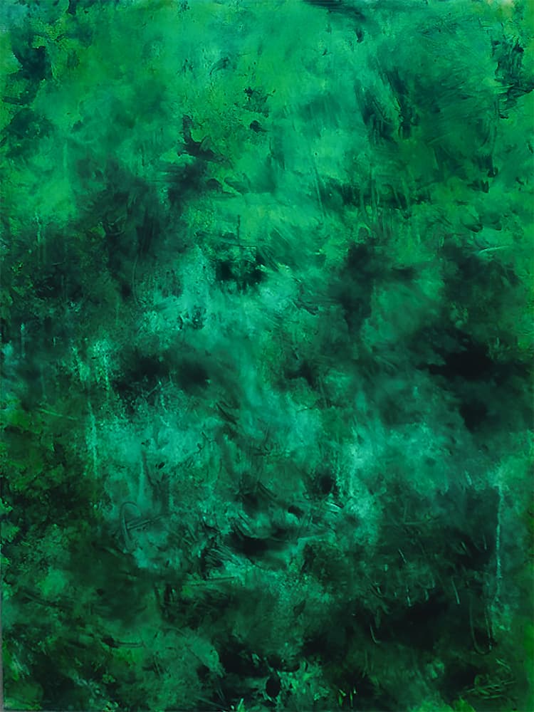 Lush Emerald Flow by Ron Halfant — canvas wall art