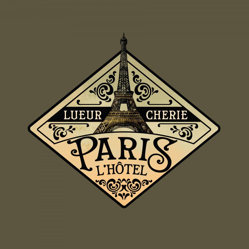 Lueur Cherie Hotel Paris by The Whiskey Ginger — canvas wall art