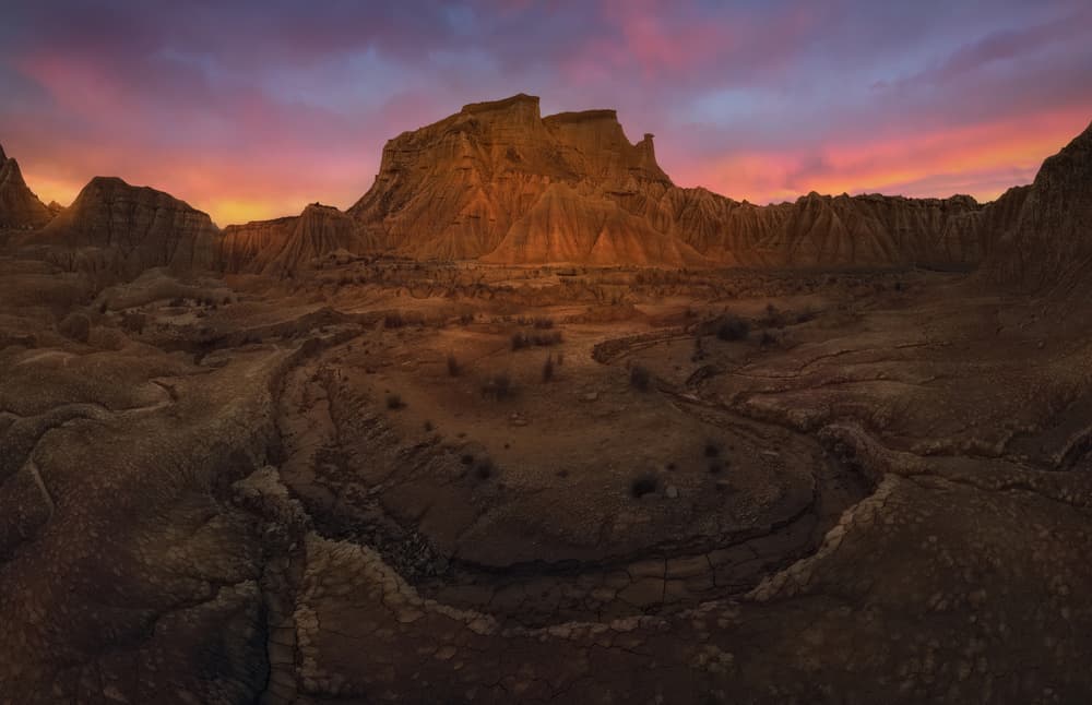 Desert Canyon Sunset by David Martin Castan — canvas wall art