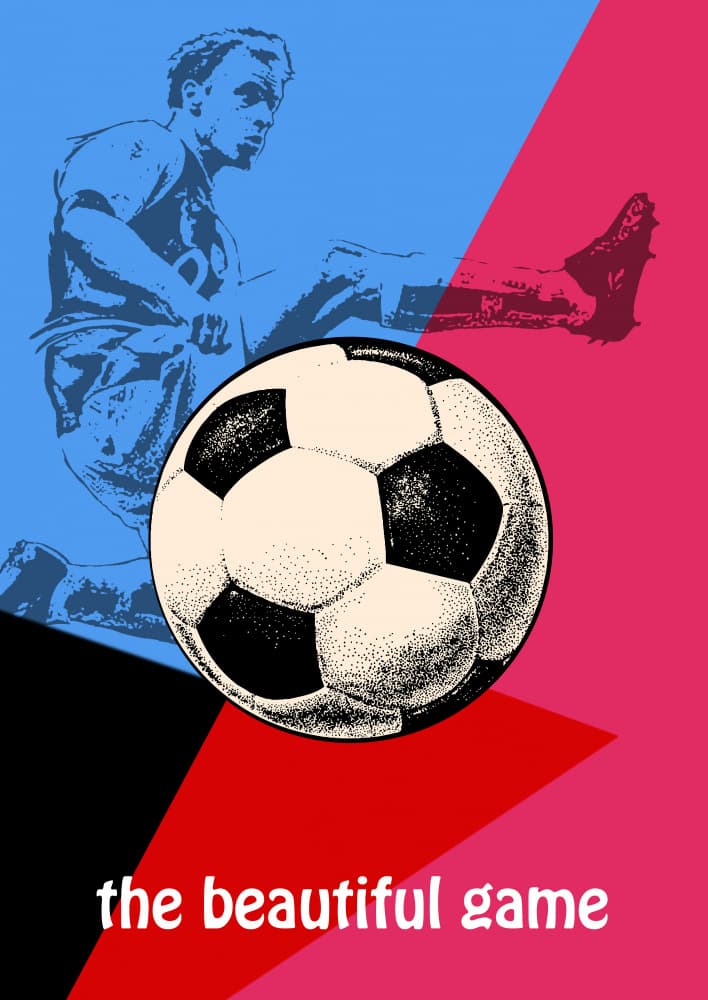 Dynamic Soccer Action by Carlo Kaminski — canvas wall art