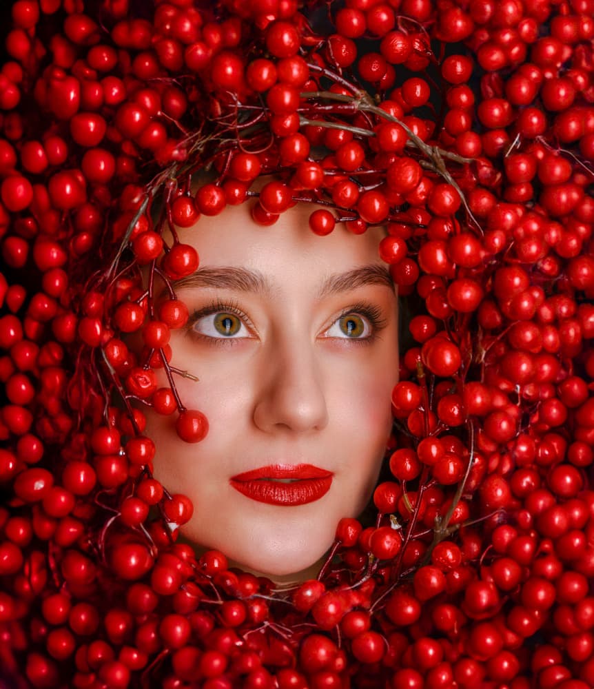 Red Berry Beauty by Raul Ghiman — canvas wall art