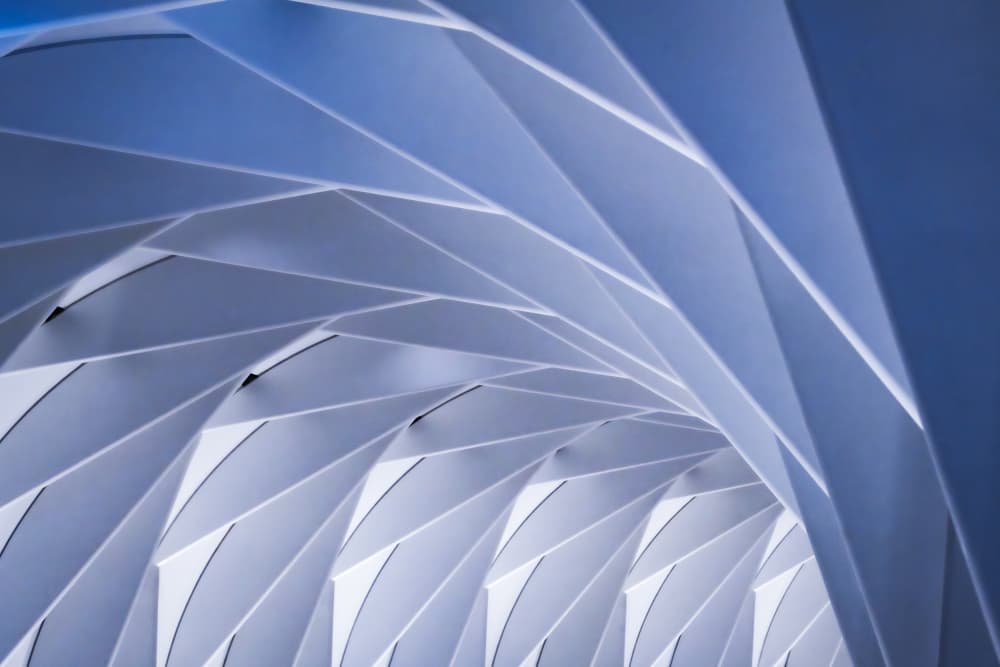 Abstract Architectural Curves by Linda Wride — canvas wall art