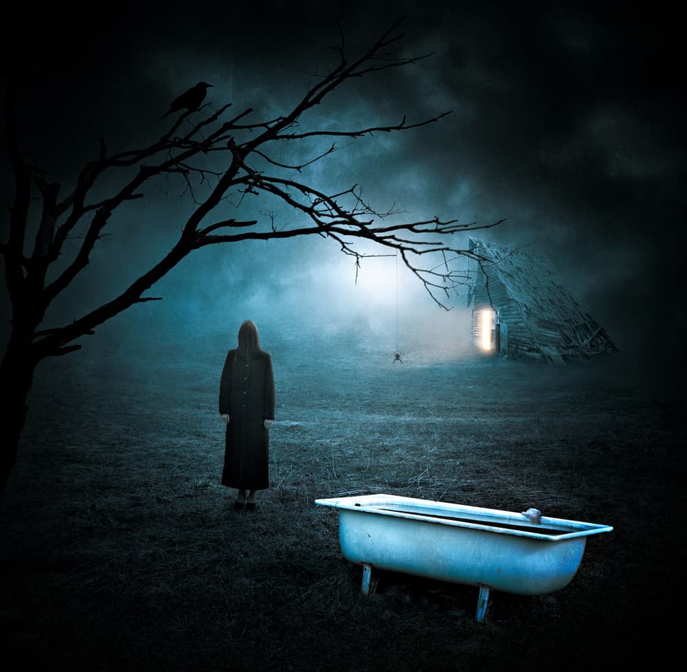 Hooded Figure Night by Nermin Smajić — canvas wall art