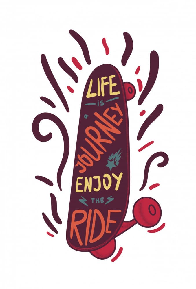 Life's Journey Ride by Marika Barsrsind — canvas wall art